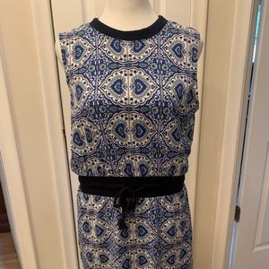 Anthropologie Cinched Mini Dress M